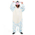 Snuggs Blanket Animal Onesie Light blue Cow